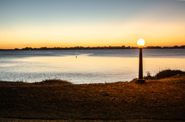 Atardecer laguna