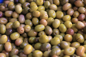 olives in a market