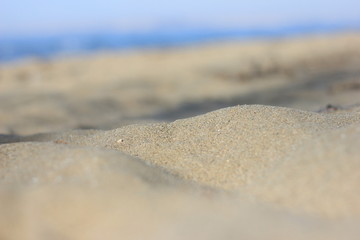 sand on the beach