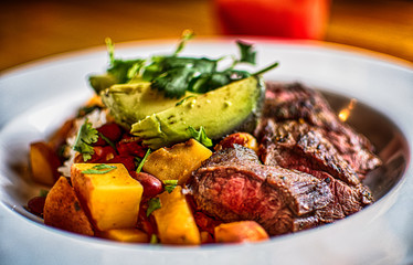 beef with potatoes and vegetables