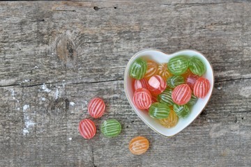 easter eggs on wooden background