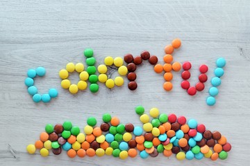 
colorful fruit candies