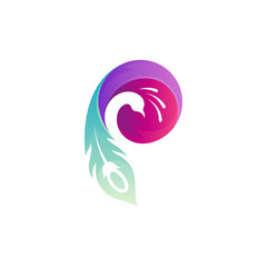 P Peacock Logo