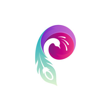 Peacock Feather Logo Images – Browse 19,898 Stock Photos, Vectors, and  Video | Adobe Stock