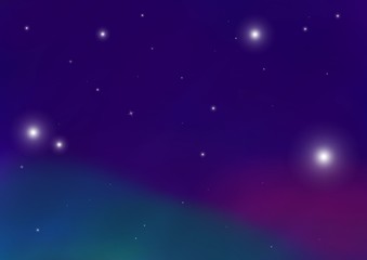 space background with stars