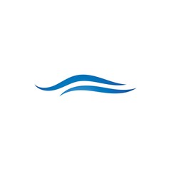 Water Wave symbol and icon Logo Template