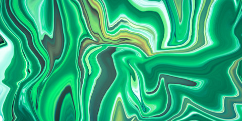 Marble ink colorful. Green marble pattern texture abstract background. can be used for background or wallpaper