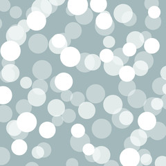Abstract light gray bokeh background - vector illustration