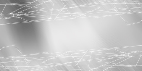 Gray halftone pattern with white line motion backdrop wallpaper. Clean Grey geometric background.