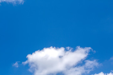 Blue sky background with clouds and wallpaper