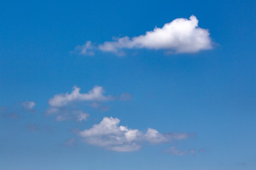 Blue sky background with clouds and wallpaper