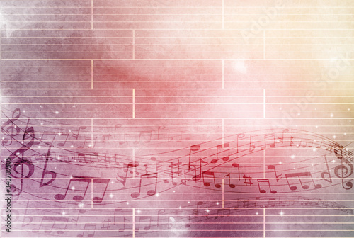 音符 水彩 和紙 背景 Wall Mural Wallpaper Murals J Boy 音符 水彩 和紙 背景 Wall Mural Wallpaper Murals J Boy