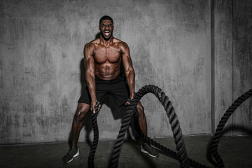Battle ropes exercise