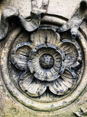 Old stone carving