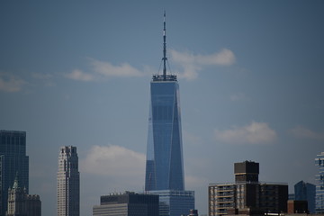 Fototapeta premium new york city skyline downtown