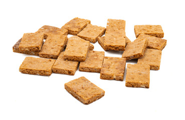 swiss gingerbread cookie isolated
