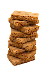 swiss gingerbread cookie isolated