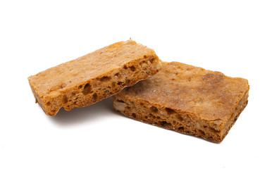 swiss gingerbread cookie isolated