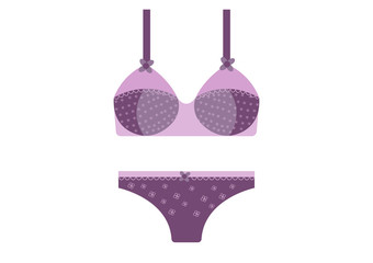 Beautiful blue underwear women lace decoration