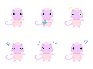 ナースのネコ　アイコンセット1