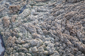 Water forms on the missouri river