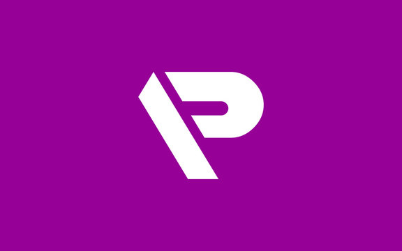 P Uppercase Letter Icon or Logo design, Vector Template