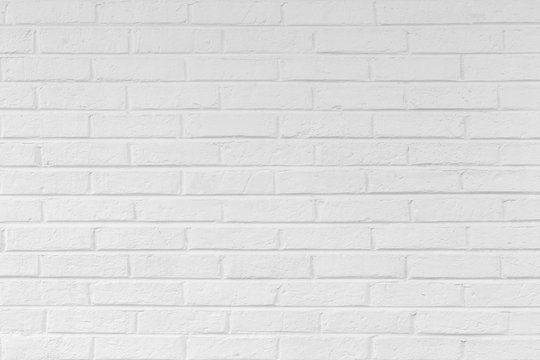 Old white brick wall background