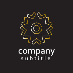 ornament gold and silver logo