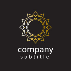ornament gold and silver logo