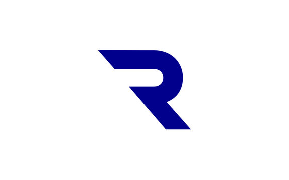 R Uppercase Letter Icon or Logo design, Vector Template