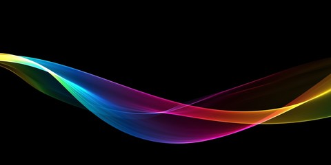  Abstract rainbow light wave futuristic background
