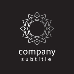 ornament gold and silver logo