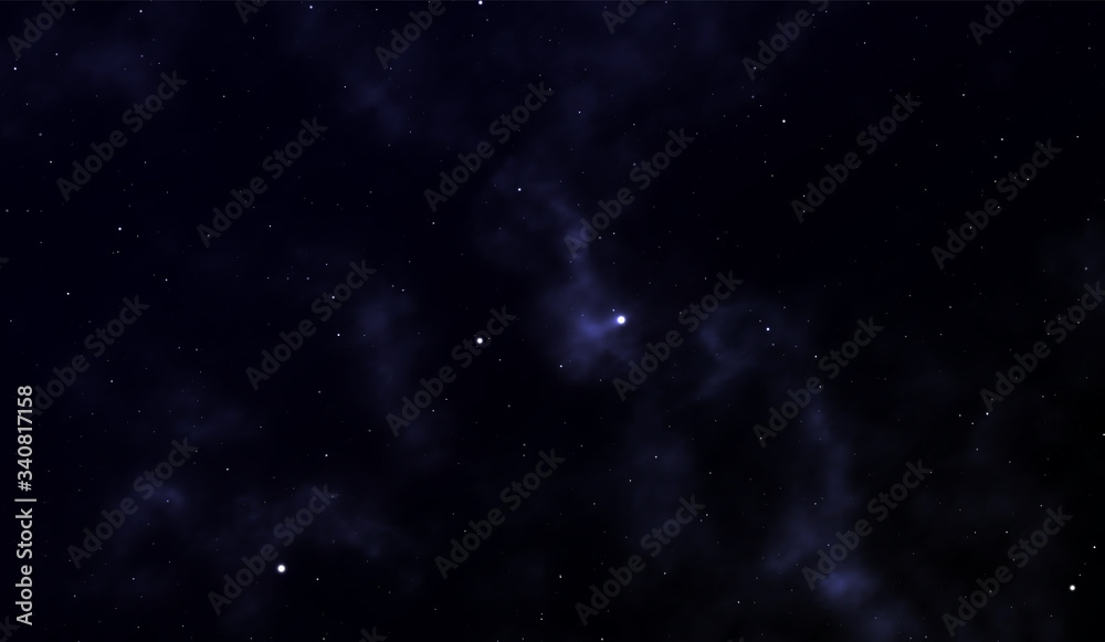 Canvas Prints space background fantastic outer view with realistic bright stars and cluster of gas clouds
