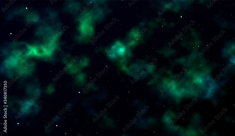 Canvas Prints space background fantastic outer view with realistic bright stars and cluster of gas clouds. univers