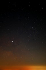 Fototapeta na wymiar 밤 하늘의 아름다운 별