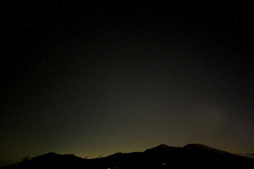 Fototapeta premium 밤 하늘의 아름다운 별