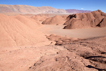 Landscape at El Arenal close to Tolar Grande village in Salta Province in northwestern Argentina