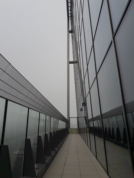 wieżowiec, OBC, Olivia Business Centre, architektura, Gdańsk, budowa, sal, niebo, szkło, metal, budynek, drapacz chmur, budowa, miejski, inżynieria, projekt, perspektywa