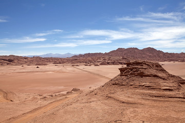 Fototapeta na wymiar Desierto del Diablo, Devil Desert, in Puna de Atacama, Argentina