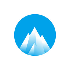 mountain icon vector illustration