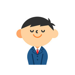学生　男の子　制服　お辞儀　礼