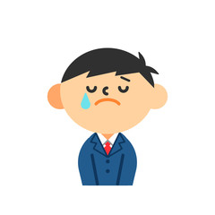 学生　男の子　制服　お辞儀　謝罪　泣く