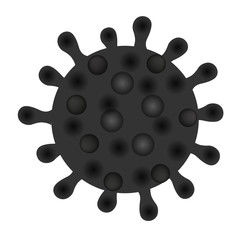 コロナ　ウイルス　シルエット　アイコン
