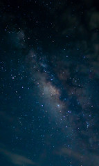 Obraz na płótnie Canvas Milky way at night