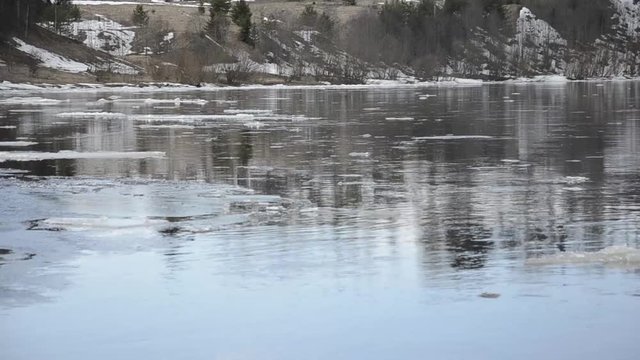 Debacle. Spring. Russia. Ледоход. Весна. Россия.