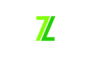 Z Uppercase Letter Icon or Logo design, Vector Template