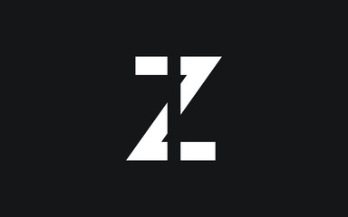 Z Uppercase Letter Icon or Logo design, Vector Template