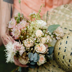 Beautiful pink flower bouquet