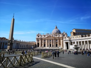 Vatican museum in sunny day