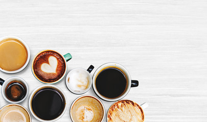 Coffee cup collection